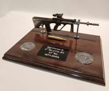 Side angle 2 coin Steyr Mod 14